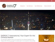 Tablet Screenshot of energie7.com